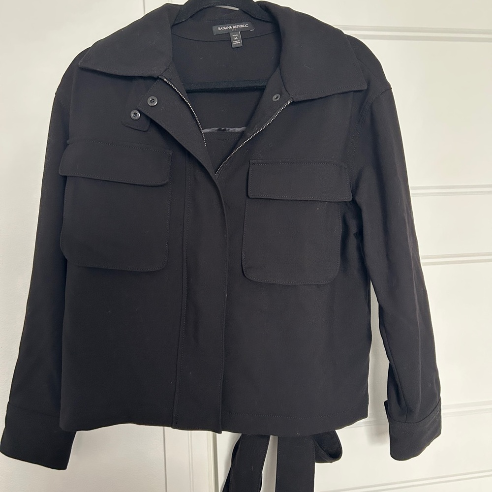Banana Republic Charcoal Utility Jacket